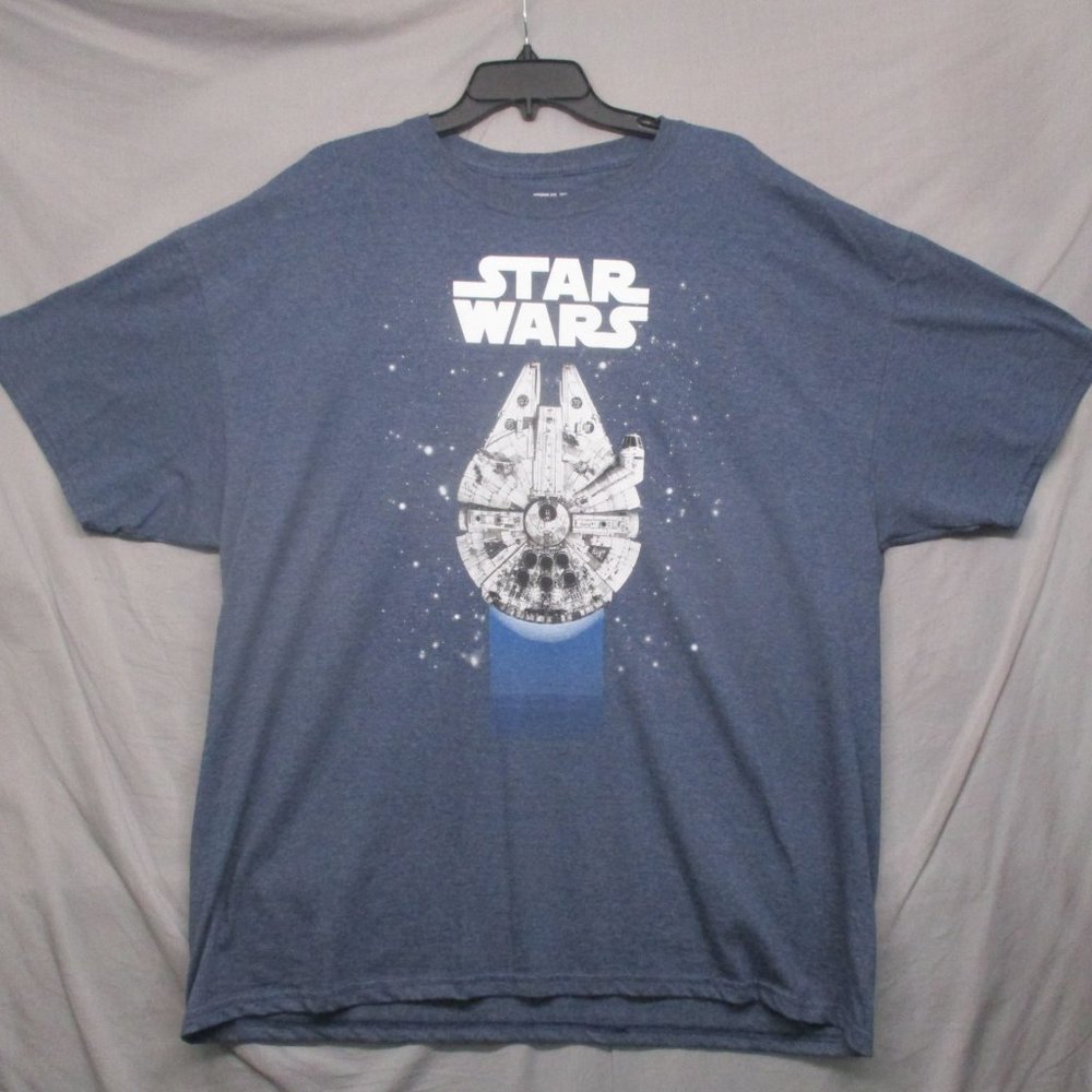 Mad Engine Star Wars Graphic Print T-Shirt‎ Blue\Gray Men Size | 2XL